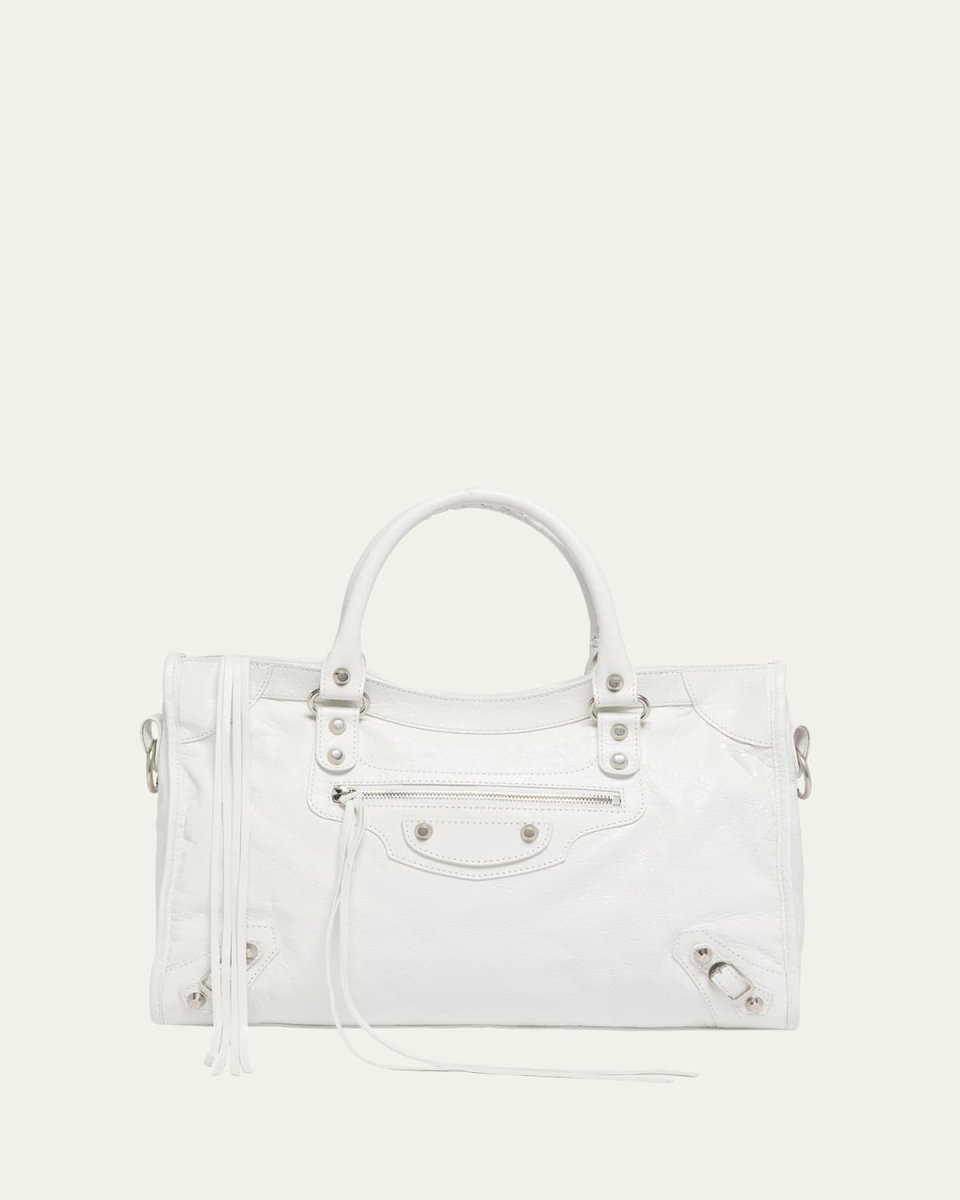 Le City Medium Leather Tote Bag